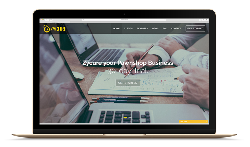 zycure laptop mockup