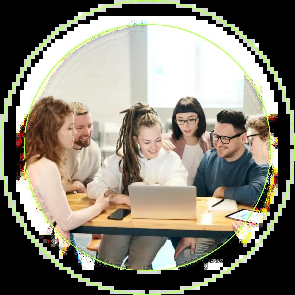 Team working on digital solutions